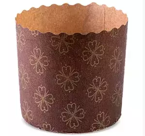FORMA FORNEÁVEL PARA PANETONE 100G MARROM COM 10 UNIDADES - comprar online