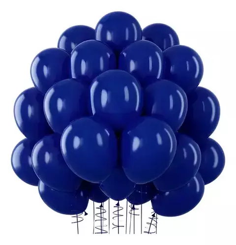 BALÃO 9 AZUL ESCURO BELLO - PACOTE 50 UNIDADES
