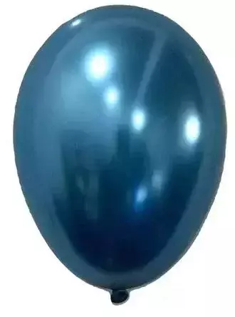 BALAO METALIZADO 7 POLEGADAS C/ 25 AZUL