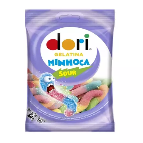 BALA GELATINA MINHOCA ACIDA 60G