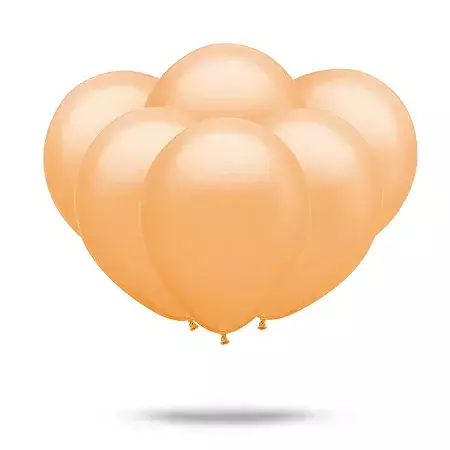 BA- BALAO LATEX CANDY COLOR 10 POLEGADAS 25CM C/25 UN - LARANJA