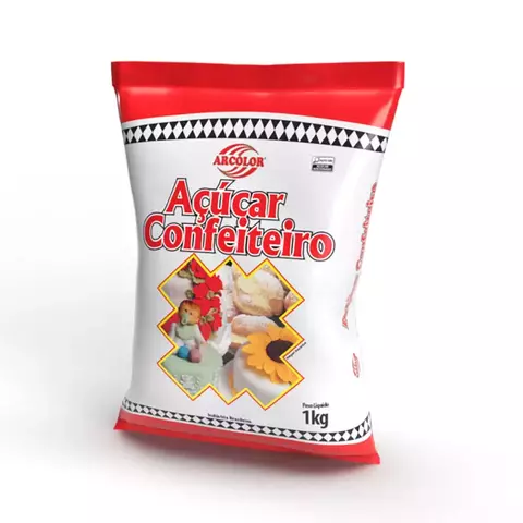 AÇÚCAR DE CONFEITEIRO ARCOLOR 1KG