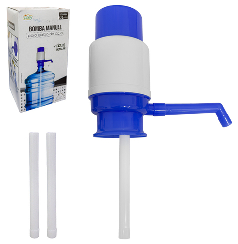 BOMBA MANUAL P/GALAO DE AGUA DE 10 E 20 LTS NA CAIXA 218161 FX/PL/TA