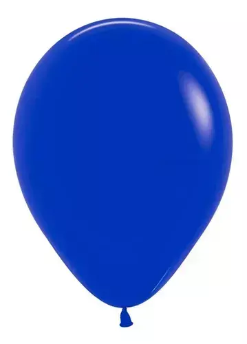 BALÃO 7 AZUL ROYAL JOY TOY COM 50 UNIDADES