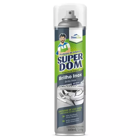 BRILHO INOX SUPER DOMLINE 300ML