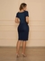 Vestido Ketllin malha jeans Nítido - comprar online