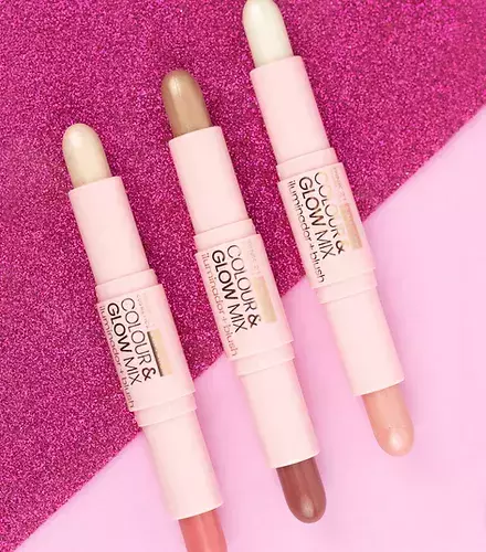 CS4241 Stick Blush e Iluminador Colour e Glow Pink 21 - Box C/24pçs