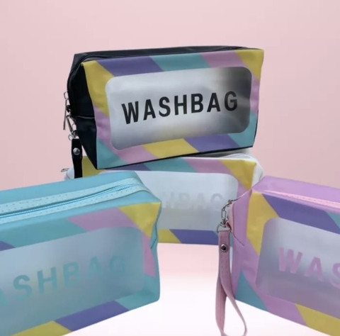 12 Mini Nécessaire Organizadora de Maquiagem Washbag