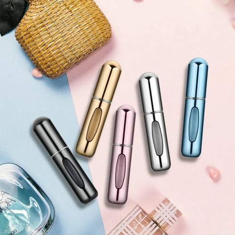 Kit 12pcs Porta Perfume Recarregavel Portatil Spray 5ml