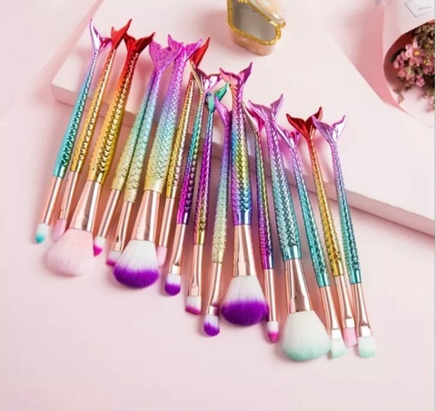 12pç KIT C/ 4 PINCÉIS DE MAQUIAGEM SEREIA