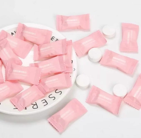 12 Kit C/ 30 Peças Toalha Comprimido Descartável