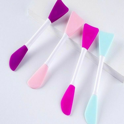 12 Pinceis Para Aplicação De Mascara Facial Silicone