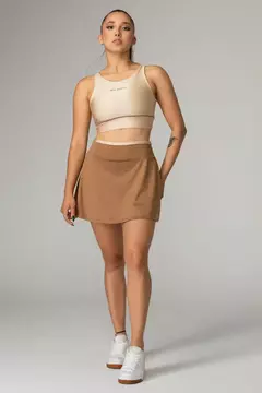 Short Saia com Bolsos Laterais OnMove Golden - Armazém do Wod