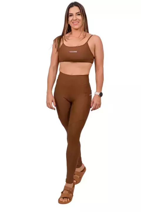 LEGGING C BOLSO LATERAL CAFE ADAPTIV LYCRA