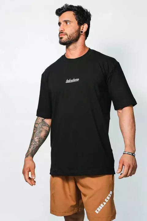 Camiseta Oversized Kebra Kexo Hard Work Pays Off Black