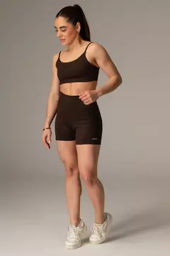 Imagem do Short Médio Empina Bumbum Kebra Kexo Café