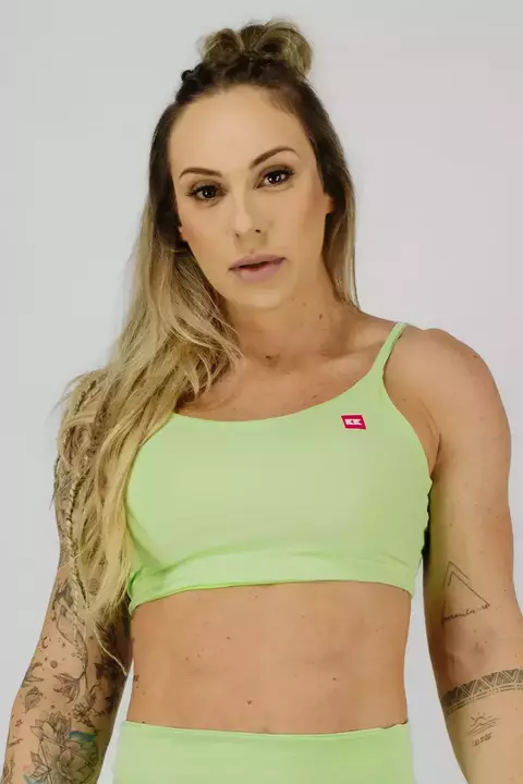 Top Alcinha Confort Kebra Kexo Light Green