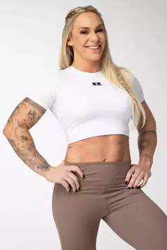 Cropped Kebra Kexo White na internet