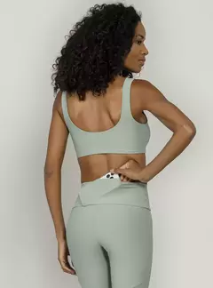 Imagem do Legging Blocking Essencial COM BOLSO 06775 VERDE 25 / CAMALEAO