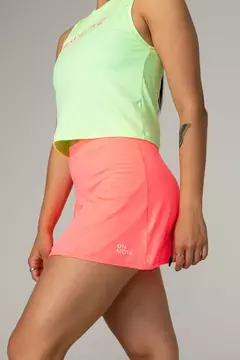 Short Saia OnMove Rosa Flúor