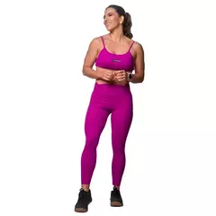 LEGGING COS DRAPEADA FUCSIA