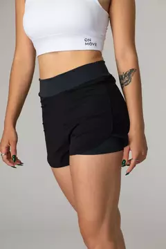 Imagem do Short Motion Sobreposto OnMove Preto