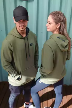 Casaco de Moletom Kebra Kexo Olive - comprar online
