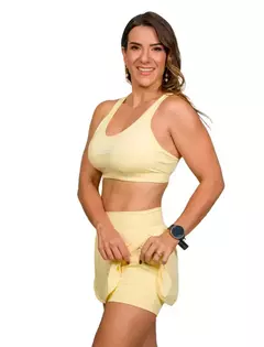 SHORTS RUNNING AMARELO - comprar online