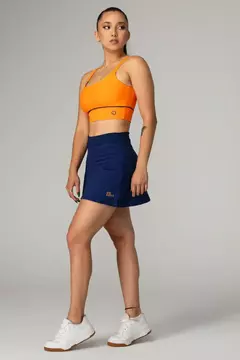 Short Saia com Bolsos Laterais OnMove Azul Marinho - comprar online