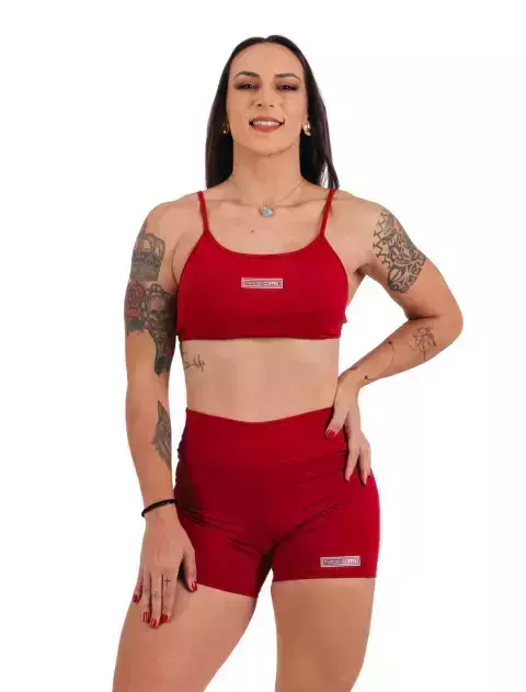 SHORTS EMPINA BUMBUM CHERRY POWER