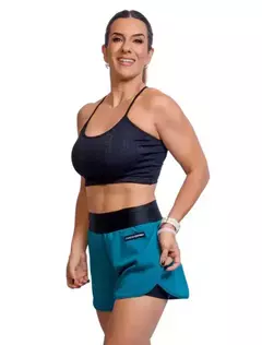 SHORTS RUNNING AZUL PETROLEO na internet
