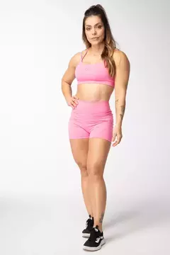 Short Curto Heart Kebra Kexo Blush - Armazém do Wod