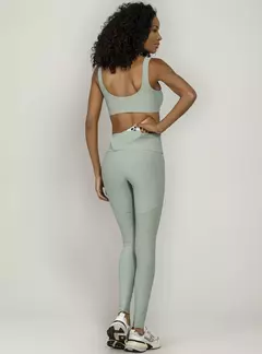 Legging Blocking Essencial COM BOLSO 06775 VERDE 25 / CAMALEAO - Armazém do Wod