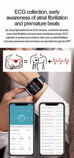 Nfc Smart Watch para homens, relógios para medicina IP68 à prova d'água - comprar online