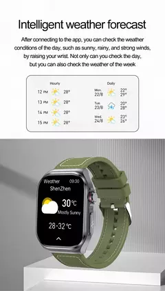 Nfc Smart Watch para homens, relógios para medicina IP68 à prova d'água - loja online