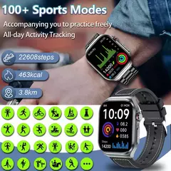 Nfc Smart Watch para homens, relógios para medicina IP68 à prova d'água - loja online