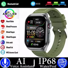 Imagem do Nfc Smart Watch para homens, relógios para medicina IP68 à prova d'água