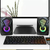 Caixa de Som RGB Led computador Pc Gamer luz de respiração fria Caxinha alto falante - loja online