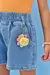 Conjunto de Blusa e Shorts em Jeans com Elastano Kukiê - Fofinhos Baby
