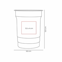 10 Piezas Vaso Termosensible frio 2drink 590ml aluminio - Vantastiks