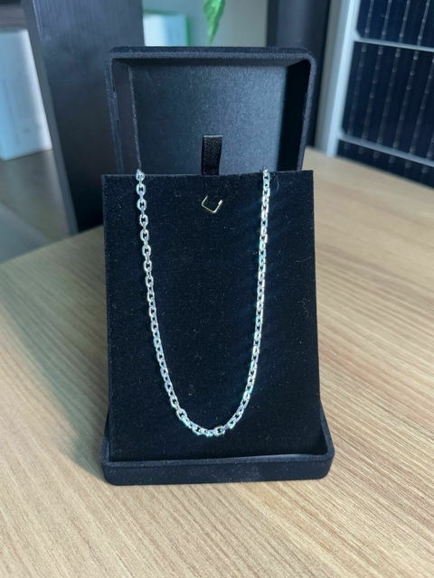 Corrente cartier cadeado 4mm 60cm
