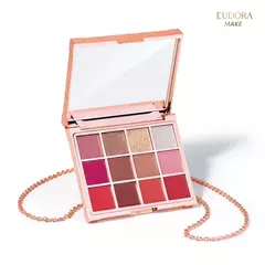 Paleta Multifuncional Clutch Metals Rosé Eudora Make 10g