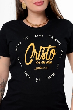 T-SHIRT CRISTO VIVE EM MIM - comprar online