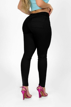 CALÇA JEANS SKINNY MODELADORA CINTURA ALTA-5793 - Caria Multistore