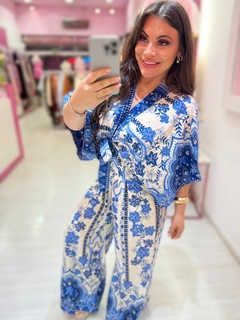 Conjunto CALÇA E BLUSA MULTIFORMAS azul bebe
