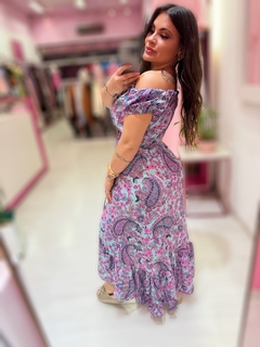 Vestido longo indiano botoes na internet
