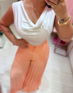 Blusa regata gola boba off - Diamante Rose | Moda feminina Esteio | Loja de roupas feminina
