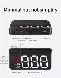 Velocímetro Digital Head-Up HUD Para parabrisas - Galaxy Store