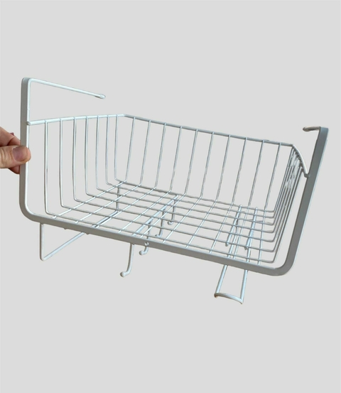 Organizador alacena estante colgante, con 3 ganchos diferentes