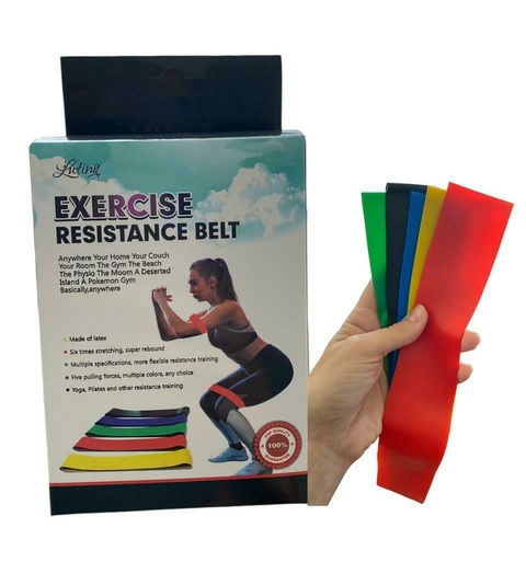 Set X5 Bandas Isometricas Tonificación Gym Ejercicio